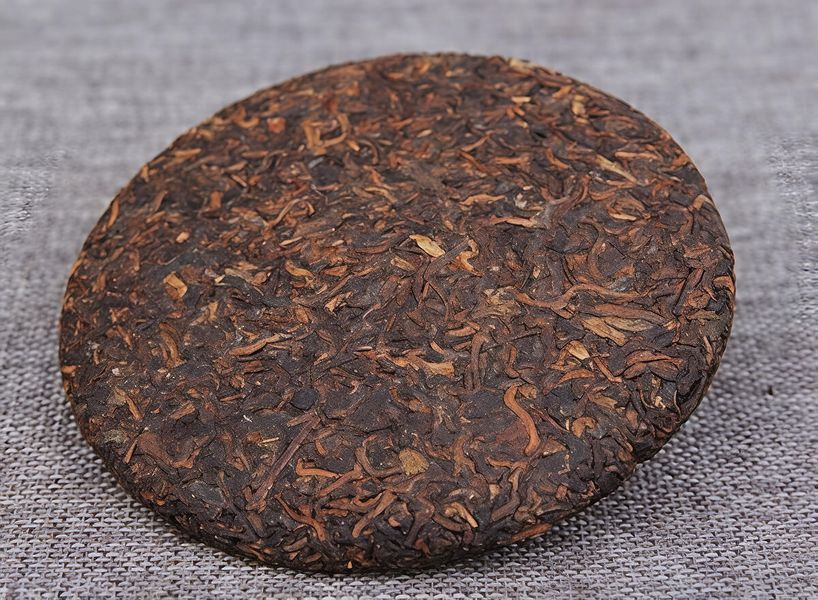 Зворотний бік млинця Шу Пуеру Jin Ya Xiao Bing, 100 г